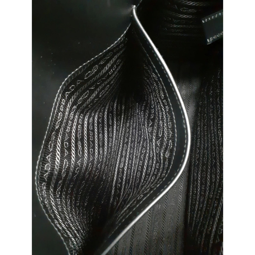 Prada Symbol Topstitch Leather Bag - Picture 7 of 9